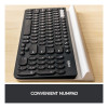 Logitech K780 Multi-Device Wireless Speckled Keyboard - Dark Grey/Speckled White