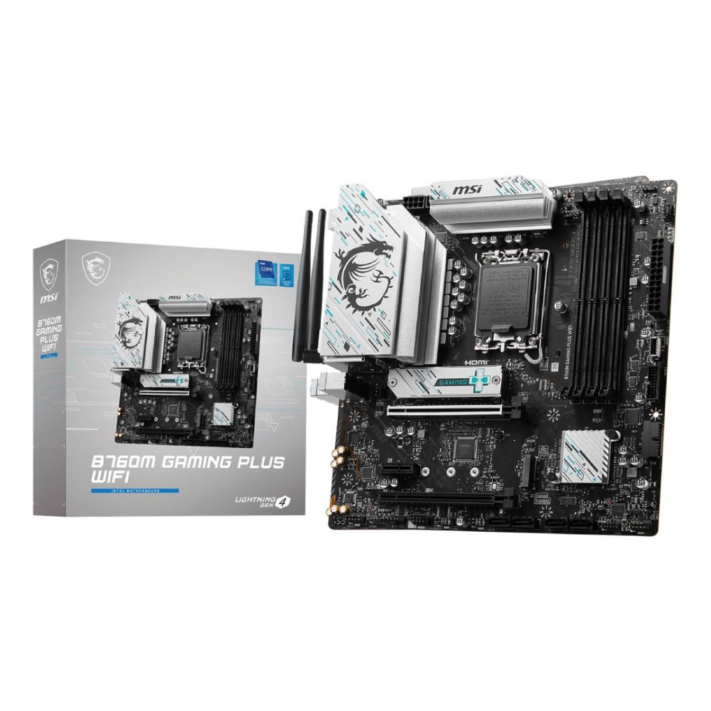 マザーボード MSI B760M GAMING PLUS WIFI MSI B760M GAMING PLUS WIFI Micro ATX LGA 1700 Motherboard