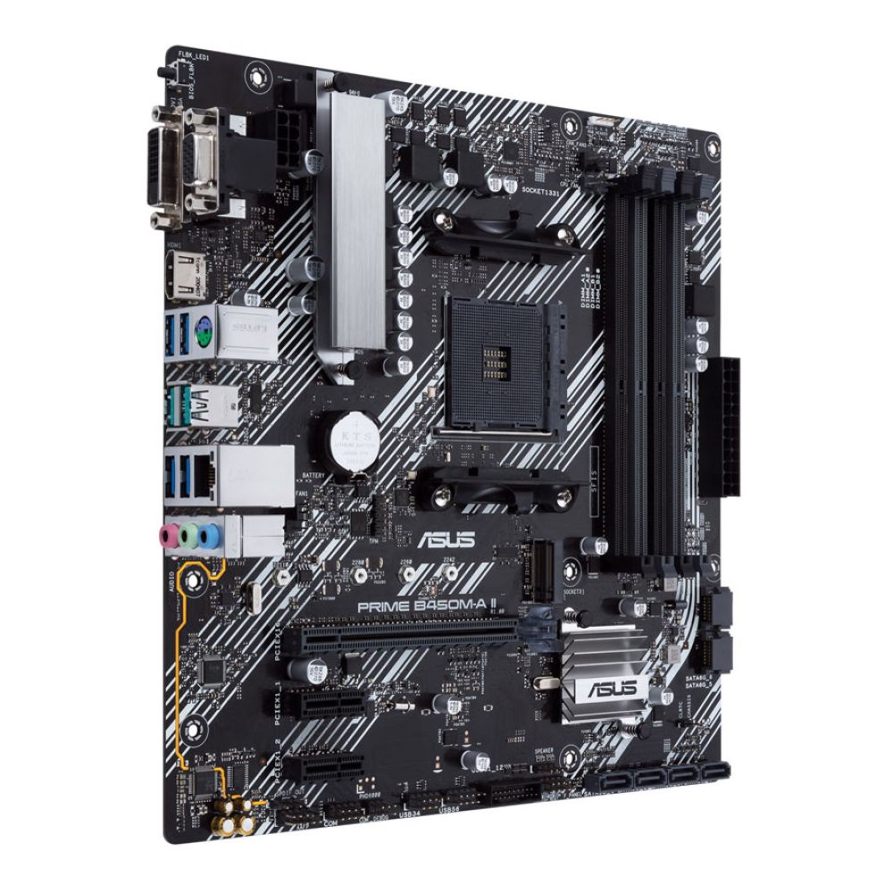 ASUS PRIME B450M-A II AM4 DDR4 Micro ATX Motherboard