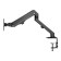 Neomounts FPMA-D650BLACK 17-27" Coil Spring Full Motion Desk Mount Single Monitor Arm - Black
