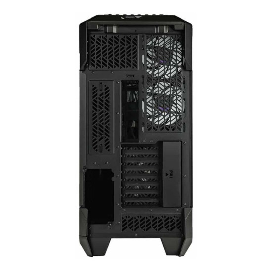 Cooler Master HAF 700 Full Tower case with extensive cooling support and modern design.
