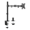 Neomounts FPMA-D550BLACK 10-32" Full Motion Desk Mount Clamp & Grommet Single Monitor Arm - Black