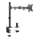 Neomounts FPMA-D550BLACK 10-32" Full Motion Desk Mount Clamp & Grommet Single Monitor Arm - Black