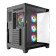 CiT DS360 Tempered Glass Mid-Tower ATX Gaming PC Case with 4 x CiT Pro Storm Fans - Black