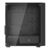 1st Player X4-M Tempered Glass Micro ATX Gaming Case - Black