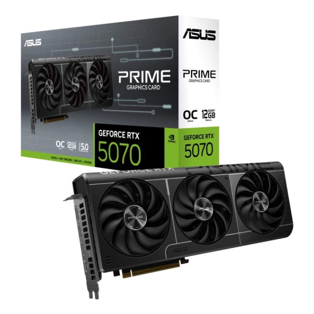 【新品未開封】ASUS GeForce RTX5070 PRIME 12GB ASUS GeForce RTX 5070 Prime 12GB OC GDDR7 GPU + PSU Bundle