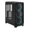 Fractal Design Meshify 3 Mid Tower Gaming PC Case - Black RGB TG Light Tint