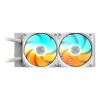 GIGABYTE GAMING 240 ICE Intel/AMD ARGB AIO Liquid CPU Cooler - White