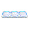 ASUS Prime MR120 ARGB 120mm Reverse PC Fan Triple Pack - White