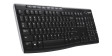 Logitech K270 Wireless QWERTY Keyboard - Black