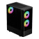 Gamdias TALOS E3 CG Mid Tower ATX Gaming PC Case with 3 x RGB Fans - Black