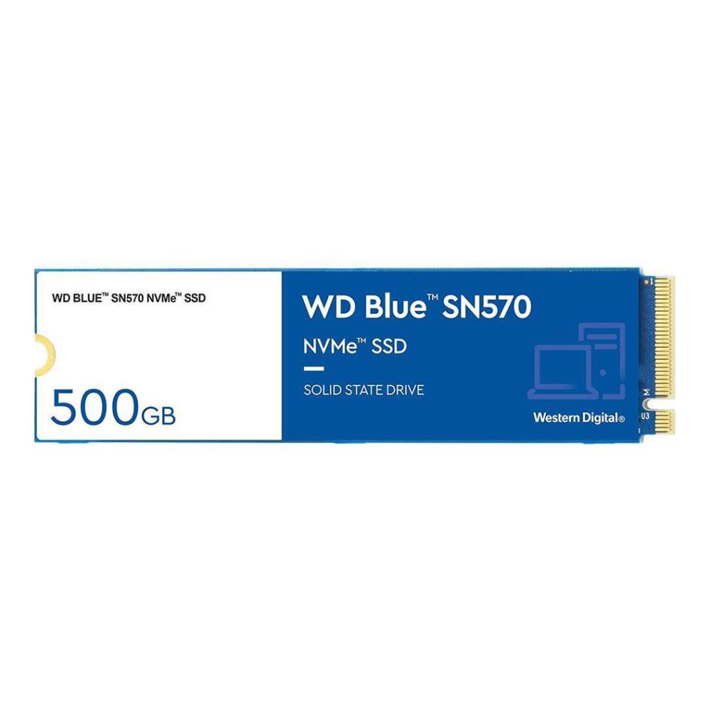 WD Blue SN570 500GB M.2 NVMe PCIe 3.0 SSD - WDS500G3B0C