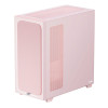 TRYX FLOVA F50 Tempered Glass Mid Tower Gaming PC Case - Pink