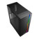 Refurbished - Sharkoon RGB Slider Tempered Glass Mid Tower ATX Gaming PC Case - Black