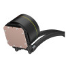 CiT Pro Glacier 240mm Black ARGB Infinity 4-Pin PWM AIO Temperature Display Liquid Cooler