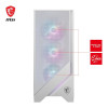 MSI MAG FORGE 320R AIRFLOW Tempered Glass Mid Tower PC Case - White