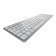 Cherry KC 6000C Ultra Flat USB-C Wired Keyboard for Mac - Silver