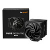 be quiet! Pure Rock Pro 3 Dual Tower 4-pin PWM CPU Air Cooler Black