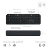 Logitech MX Keys S Combo - keyboard and mouse set - QWERTY - UK - Black