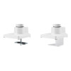 Neomounts NM-D775WHITEPLUS 10-49" Gas Spring Topfix 180°-Stop Desk Mount Single Monitor Arm - White
