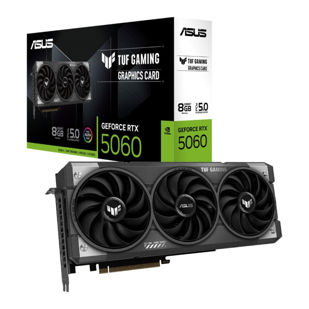 ASUS RTX 5060 TUF 8GB GPU - TUF-RTX5060-8G-GAMING