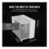 Corsair 2500X RGB Tempered Glass Mid Tower Gaming PC Case - White