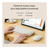 ASUS Marshmallow KW100 75% Wireless Keyboard - Oat Milk