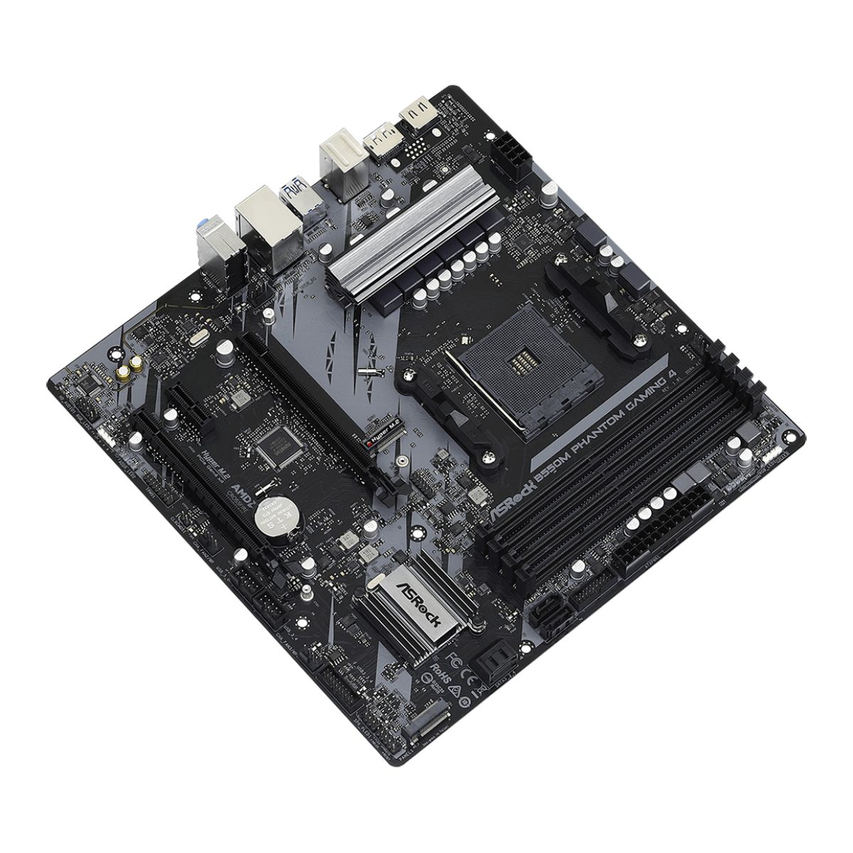 ASRock B550 Phantom Gaming 4 ATX AM4 Gaming Motherboard with HDMI