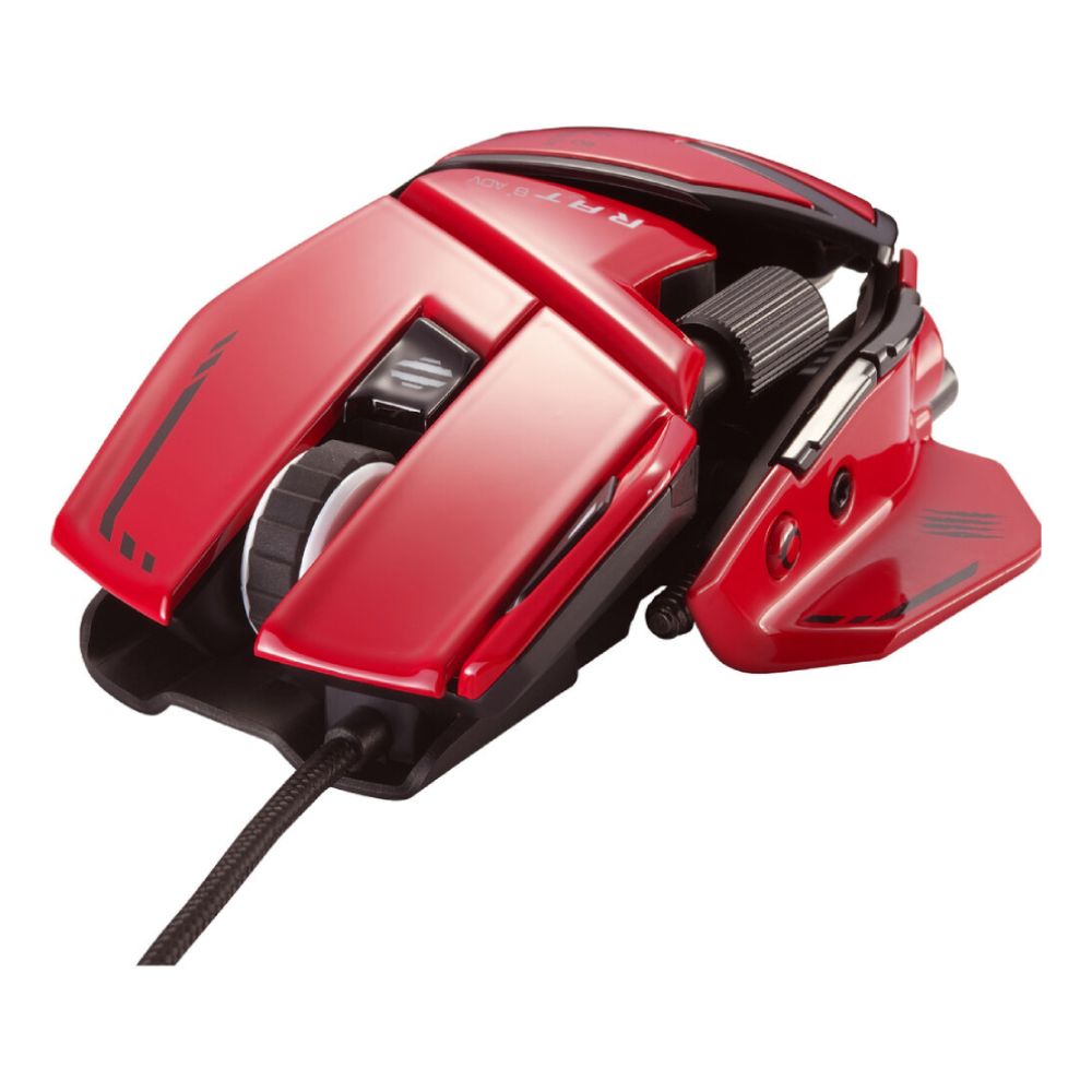 Mad Catz R.A.T 8+ ADV Optical USB Mouse Red- MR06DCINRD000-0
