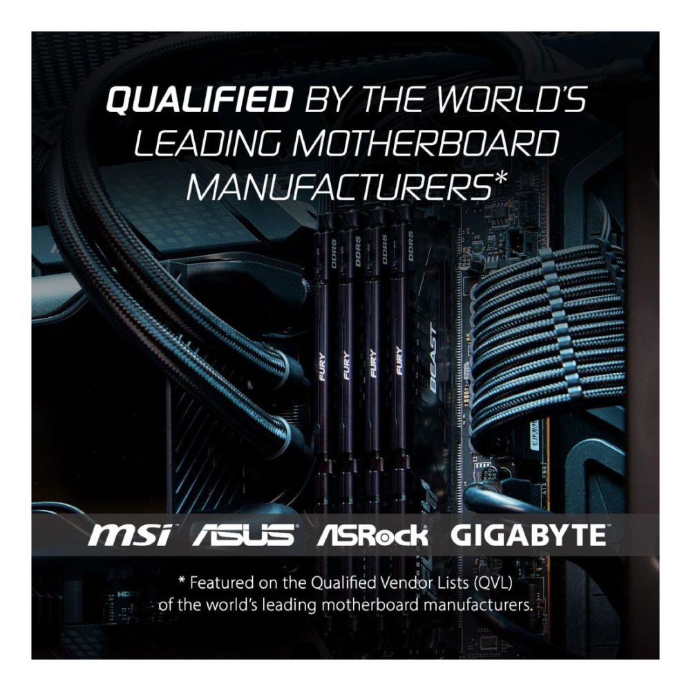 Kingston FURY Beast 32GB 6000MHz DDR5 Desktop RAM