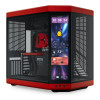 HYTE Y70 Touch Infinite Mid Tower PC Case - Black Cherry