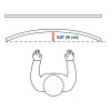 New Open Box - Ergotron LX Pro Desk Mount Support Display Up to 34" 360° Single Monitor Arm