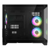 CiT Concept Black MATX Gaming Cube PC Case - Black