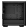 DeepCool CH370 Tempered Glass MicroATX Gaming PC Case with 1 x Fan - Black