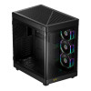 Gamdias NESO P1 PRO Tempered Glass Full Tower Gaming PC Case - Black