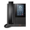 Poly CCX 500 5" LCD Poly HD Voice Acoustic Clarity Open SIP and PoE-enabled Wired IP Business Media Phone with Integrated Speakerphone - Black