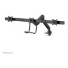 Neomounts NM-D775DX3BLACK 17-27" Full Motion Gas Spring Triple Monitor Arm - Black