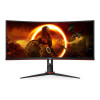 AOC G2 CU34XP/BK 34" Curved UltraWide Quad HD 180Hz 1ms Height Adjustable Gaming Monitor