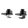 Neomounts NM-D775BLACKPLUS 10-49" Gas Spring Topfix 180°-Stop Desk Mount Single Monitor Arm - Black