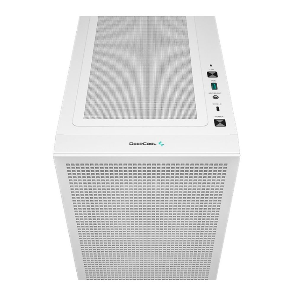 DeepCool CH360 DIGITAL WH Micro ATX Tempered Glass PC Case