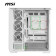 MSI MAG PANO 130R PZ ARGB Tempered Glass Mid Tower Gaming PC Case - White