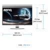 BenQ MOBIUZ EX271UZ 27" QD-OLED UHD 4K 240Hz 0.03ms Freesync Premium Pro Gaming Monitor