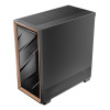 Antec Flux Wood Tempered Glass Mid Tower Gaming PC Case - Black