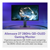 Dell Alienware AW2725D 27" QD-OLED Quad HD 280Hz 0.03ms Freesync G-Sync compatible Gaming Monitor