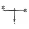 Neomounts FPMA-D550DBLACK 10-32" Full Motion Desk Mount Clamp & Grommet Dual Monitor Arm - Black