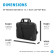 HP Renew Business 14.1" Notebook Carrying Laptop Bag - Black