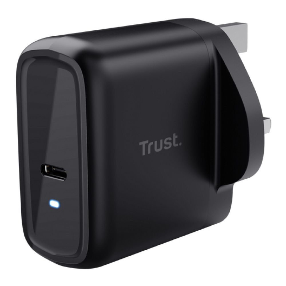 Trust Maxo Universal 65W USB C Fast Indoor Charger Black
