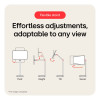 Refurbished - LG 32U889SA-W 32" IPS Ultra HD 4K Smart Touch Display Height Adjustable Monitor with Speakers