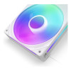 NZXT F240 RGB Unibody White 8 Pin PWM Pc Fan - 2 Fan Pack
