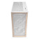 Antec Flux Wood Tempered Glass Mid Tower Gaming PC Case - White